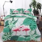 Leaf Shaped Flower 3D Printing Duvet Quilt Doona Covers Pillow Case Bedding Sets