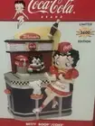 New In Box Betty Boop Limited Edition Coca-Cola Coke Cookie Jar by Vandor, 2004