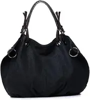 [ANDRESLAD] Large Capacity Canvas Tote Bag for Women Handbag Durable Polyester Cotton for Beach and Daily Use Lightweight and Portable Design