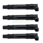 4 Ignition Coil Spark Plug Cap For Kawasaki Z750 2004-12 ZX1000 Ninja 1000 11-13