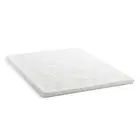 Lucid Comfort Mattress Topper 2" Plush Gel Memory Foam Twin w/ Breathable Cover