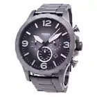 Fossil Men's Nate Stainless Steel Chronograph Watch JR1437