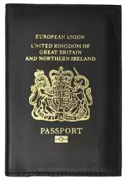 UK Travel Leather Passport Organizer Holder Card Case Protector Cover Wallet