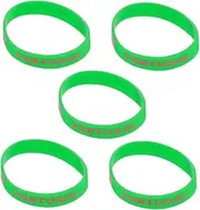 Portugal Flag Wristband Set 5pcs Silicone Country Flag Bracelets for Sports Events Matches