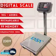 600KG Electronic Digital Platform Scales Commercial Postal Shop Scale Weight