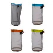 4Pcs Lightweight Mesh Stuff Sack Storage Bag Sleeping for Tavel Camping Hiking