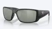 Costa Del Mar Blackfin Pro Black Frame W/ Gray Silver Mirror Polarized Sunglass