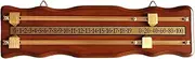 TYZYAGPGNL Snooker Billiard Score Board Foosball Shuffleboard Wall Mounted Scoreboard Wood Scoring Device Accessories Home Supplies Snooker Accessories(Brown)