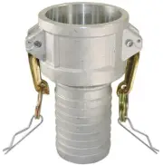 (Ships Fast) 1-1/4" Aluminum Type C | Camlock Female Coupler x Multi Hose Barb