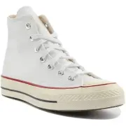 NWT Converse Unisex high top Sneaker, White Garnet Egret-Size 6 US Men