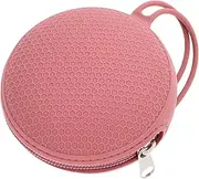 SHERCHPRY Travel Holder Pouch Portable Storage Bag for Pacifiers Keys Earbuds Practical Stroller Accessory Easy Clip Design Durable Washable Dusty Honeycomb
