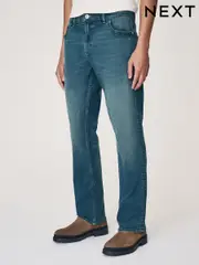 Blue Light Tint Bootcut Classic Stretch Jeans (AD1000) | $51
