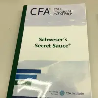 在飛比找蝦皮購物優惠-2019 CFA L1 衝刺重點密笈 Schweser Se