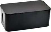 HOMSFOU Cable Cord Storage Box Cord Organiser for Desk Strip Organizer Wire Management Cord Holder
