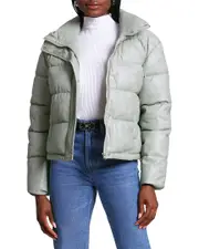 Avec Les Filles Cropped Puffer Coat xs NoColor