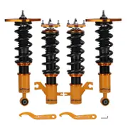 [MaXpeedingrods] Compatible for Nissan sentra coilovers GXE Sedan 4-D 00-06 Shock Absorbers Coilovers Kits Adj Damper Lowering Kit