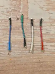 High Quality Cartridge Headshell Wires Gold plated OFC Copper wire One Set