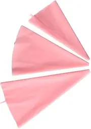 FELTECHELECTR DIY Pastry Bags Cake Decorating Bags Set 3pcs Silicone Cream Baking Accessories and Tool for Family Easy Clean