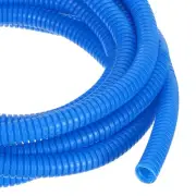 10ft 1/4 Inch Blue Wire Loom Split Tubing Cord Protectors Flexible Conduit