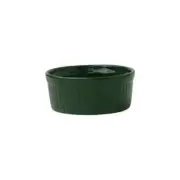 International Tableware, Inc RAMF-4-G Cancun Green 4 oz Ceramic Fluted Ramekin