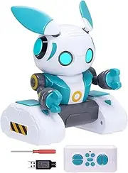 Interactive RC Robot, Gesture Sensing Robot Toy, Remote Control, Toy Robots, Controlled Robotic, Educational for Boys and Girls Aged 3 and Up, Rechargeable Battery