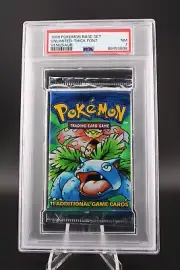 PSA 7 BASE SET VENUSAUR PACK - THICK FONT