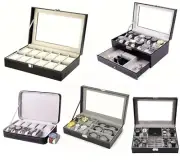 Watch Box Case Storage Display Sunglass Collection Case Organiser Holder