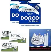The Goodfellas' smile Razor Blades Astra Set + Matches Shave Factory