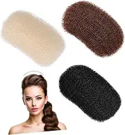 CLISPEED 3pcs Bump Up Clips for Hair Volume Increase Invisible Hair Pad Accessories for Women Comfortable and Easy to Use for DIY Hairstyles