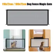Mesh Dog Gate Folding Magic Pet Gate Children Safety Guard Pet Isolation wefsy