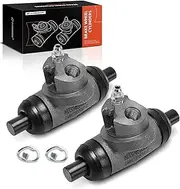 A-Premium Rear Driver & Passenger Drum Brake Wheel Cylinder Compatible with Select Buick, Chevrolet, Oldsmobile, Pontiac Models - Century, Skyhawk, Cavalier Wagon, Celebrity, Chevette, Omega, 2-PC Set
