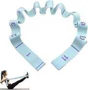 Yoga Band, Yoga Strap, Yoga Strap, for Stretching, Stretching Band 11, Suitable for Pilates, Dance, Gymnastics, Effective Stretching (11 Loops)