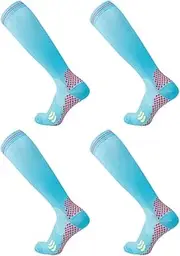 Compression Socks (2/3 Pair) for Men and Women 20-30 mmHg Compression Stockings Circulation for Cycling Running