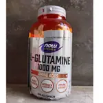 免運費💪NOW SPORTS 顧他命 左旋麩醯胺酸膠囊 240粒 L-GLUTAMINE 穀氨醯胺 健而婷 健身胺基酸