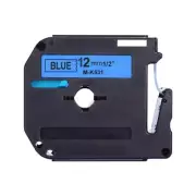 Label Tape Compatible With Brother Black on Blue PT-70HOL 70HOT 70SP 70SR MK531