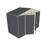 Build-a-Shed 3.0 x 1.5 x 2.3m Front Gable Double Hinged Doors Narrow Shed - Grey
