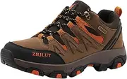[JiuQing] Men's Hiking Boots Outdoor Backpacking Trails Shoes Breathable Lightweight for Camping Trekking
