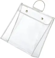 [FOMIYES] Transparent Dustproof Storage Bag White Clothing Protection Organizer for Closet Wardrobe Easy to Hang with Handle Durable Design for Efficient Storage