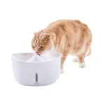 【寵麻吉】日本 GEX視窗型貓用白色2.5L 犬貓飲水器系列