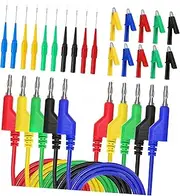 DECOMELODY 1Set Multimeter Test Leads with Alligator Clips Banana Plug Probes Flexible Safe Electrical Testing Kit for Multimeters Electromechanical Performance Applications