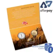 2012 UNC $1 & 20c AUSTRALIA WHEAT FIELDS OF GOLD 2 COIN MINT SET