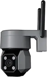 Tuya HD 5MP Waterproof Outdoor IP Camera P2P WiFi Security Camera Bullet CCTV Surveillance Camera(E/U,5MP add 128G)