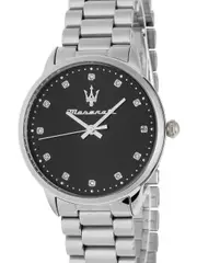 Maserati R8853147504 Black Dial Silver Stainless Steel Womens Watch