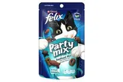 Felix Party Mix Seafood Mix Cat Treats Tuna Salmon & Snapper 8 x 60g