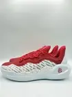 Under Armour Men's Curry 11 Team Size 10 Red White |3027637-100|