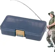 Fishing Trays | Storage Organizer Box with Removable Dividers | Portable Tool Box, Lure Storage, Fishing Tackle Box Organizer for Hardware Fitting & Fishing Parts