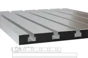 t slot fixture plate 40 x 40cm, aluminum, t-track, metalworking, cnc bed