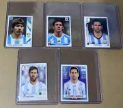 messi world cups stickers 2006-2010-2014-2018-2022