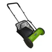 Saxon 40cm Push Cylinder Hand Lawn Manual 5 Blade PUSH REEL MOWER Grass Catcher