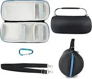 ZLiT for Bose SoundLink Revolve Case,EVA Hard Shell Protective Storage Bag Travel Carrying Case for Bose SoundLink Revolve Portable Bluetooth Speaker (Black)